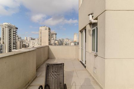 Varanda de apartamento à venda com 1 quarto, 62m² em Santa Cecilia, São Paulo