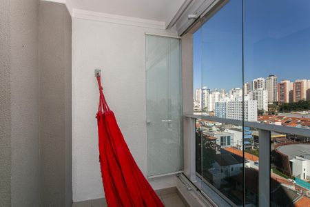 Varanda de kitnet/studio para alugar com 1 quarto, 35m² em Vila Gomes Cardim, São Paulo