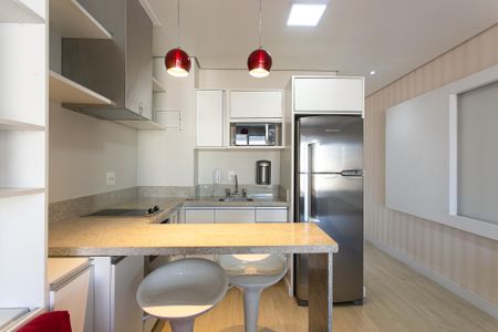 Cozinha de kitnet/studio para alugar com 1 quarto, 35m² em Vila Gomes Cardim, São Paulo