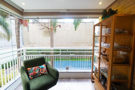 Sacada da Sala de apartamento à venda com 2 quartos, 56m² em Jardim Prudência, São Paulo