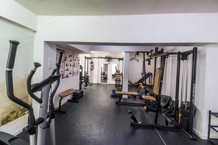 Apartamento para alugar com 56m², 1 quarto e 2 vagas Apartamento para alugar com 56m², 1 quarto e 2 vagasAcademia