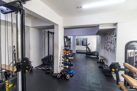 Apartamento para alugar com 56m², 1 quarto e 2 vagas Apartamento para alugar com 56m², 1 quarto e 2 vagasAcademia
