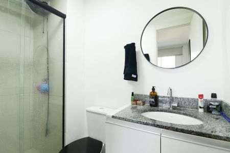 Apartamento à venda com 30m², 1 quarto e sem vaga Apartamento à venda com 30m², 1 quarto e sem vagaBanheiro da Suíte