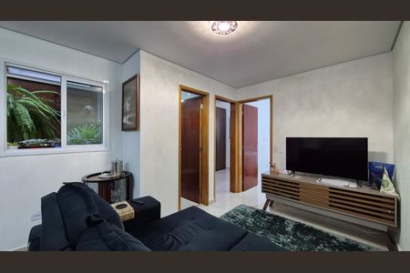 Sala de apartamento à venda com 2 quartos, 44m² em Jardim Alvorada, Santo André