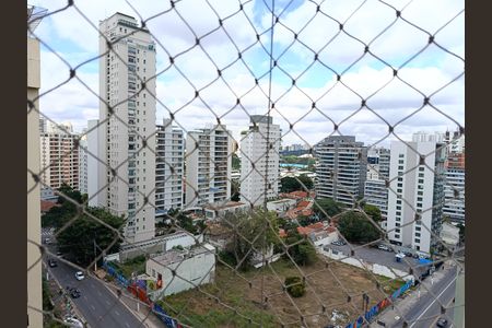 Apartamento para alugar com 38m², 1 quarto e 1 vagaVista da varanda