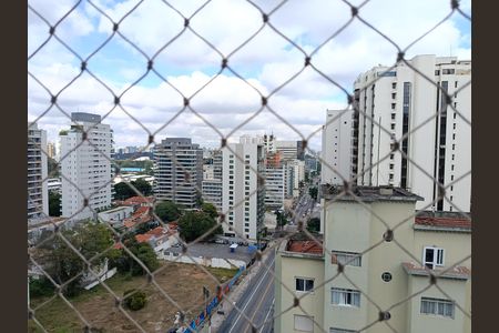 Vista da varanda de apartamento para alugar com 1 quarto, 38m² em Jardim Paulista, São Paulo