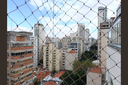 Apartamento para alugar com 38m², 1 quarto e 1 vagaVista da varanda