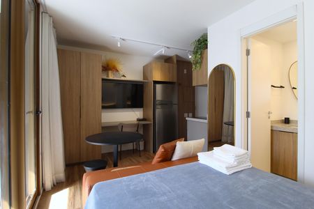 Studio à venda com 27m², 1 quarto e sem vagaSala/Quarto