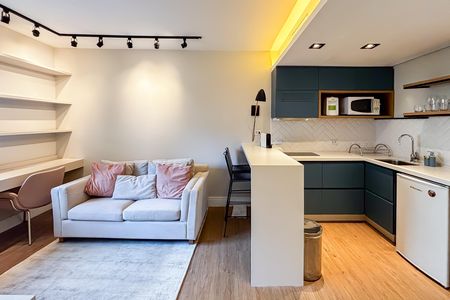 Apartamento para alugar com 36m², 1 quarto e 1 vaga