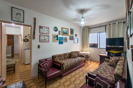 Sala de apartamento para alugar com 1 quarto, 70m² em Vila Caiçara, Praia Grande