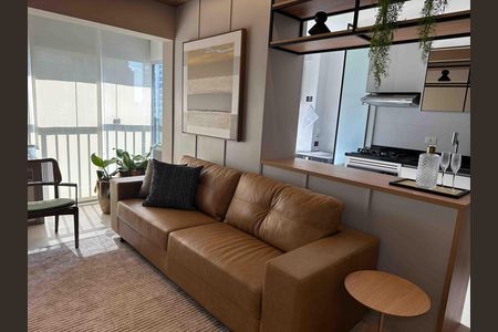Sala de Estar de kitnet/studio para alugar com 1 quarto, 51m² em Alphaville Industrial, Barueri
