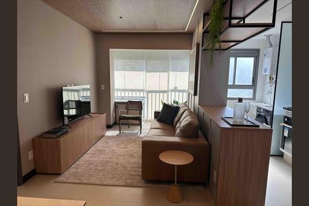 Vista ampla de kitnet/studio para alugar com 1 quarto, 51m² em Alphaville Industrial, Barueri