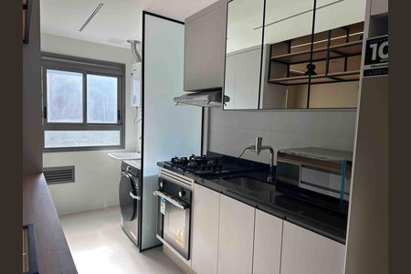 Cozinha de kitnet/studio para alugar com 1 quarto, 51m² em Alphaville Industrial, Barueri