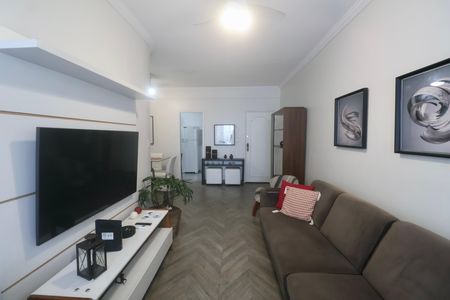 Sala de apartamento para alugar com 3 quartos, 120m² em Jardim das Palmas, Guarujá