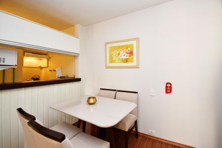 Apartamento para alugar com 45m², 1 quarto e 1 vagasala de jantar