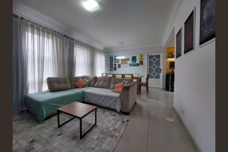 Sala de apartamento à venda com 3 quartos, 95m² em Vila Guiomar, Santo André