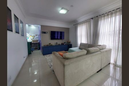 Sala de apartamento à venda com 3 quartos, 95m² em Vila Guiomar, Santo André
