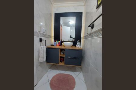 Banheiro  de apartamento à venda com 3 quartos, 95m² em Vila Guiomar, Santo André