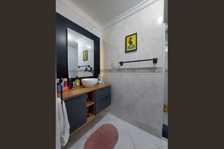 Banheiro  de apartamento à venda com 3 quartos, 95m² em Vila Guiomar, Santo André