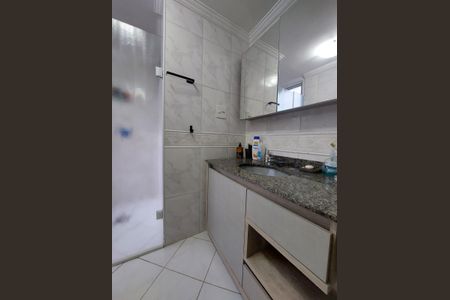 Banheiro de apartamento à venda com 3 quartos, 95m² em Vila Guiomar, Santo André