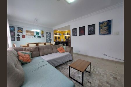 Sala  de apartamento à venda com 3 quartos, 95m² em Vila Guiomar, Santo André
