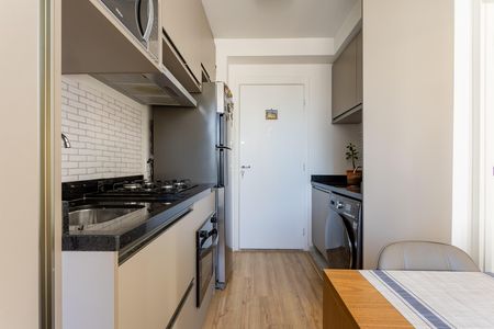 Cozinha de apartamento à venda com 1 quarto, 26m² em Brás, São Paulo