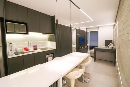 Apartamento para alugar com 47m², 1 quarto e 1 vaga Apartamento para alugar com 47m², 1 quarto e 1 vagaSala / Cozinha