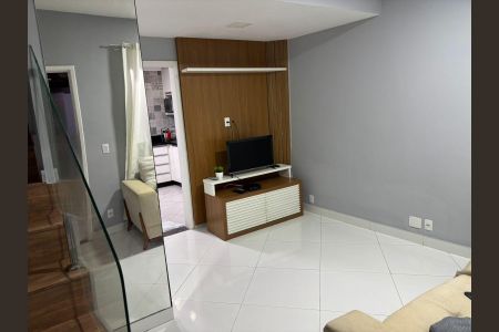 Sala de casa de condomínio à venda com 2 quartos, 100m² em Campo Grande, Rio de Janeiro