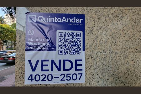 Placa de apartamento à venda com 1 quarto, 40m² em Vila Buarque, São Paulo