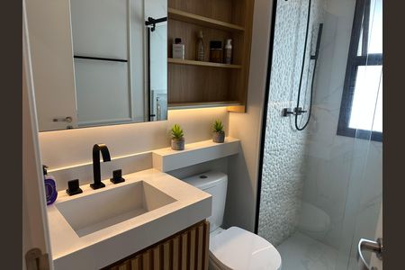 Apartamento à venda com 53m², 3 quartos e 2 vagasBanheiro da Suíte 