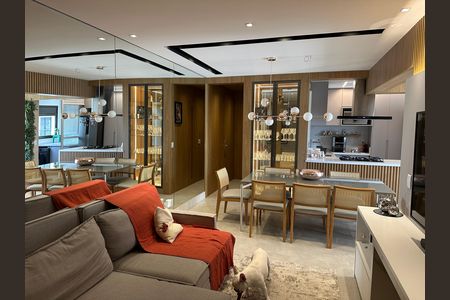 Sala de Estar de apartamento à venda com 3 quartos, 53m² em Empresarial 18 do Forte, Barueri