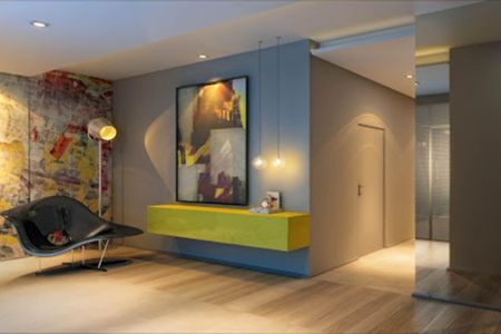 Studio para alugar com 22m², 1 quarto e sem vaga Studio para alugar com 22m², 1 quarto e sem vagaHall de entrada