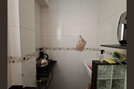 Cozinha e Área de Serviço  de apartamento para alugar com 1 quarto, 40m² em Catete, Rio de Janeiro