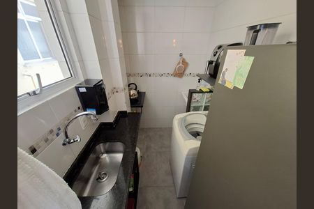 Cozinha e Área de Serviço  de apartamento para alugar com 1 quarto, 40m² em Catete, Rio de Janeiro