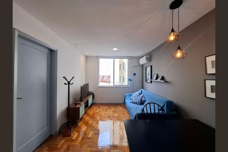 Sala de apartamento para alugar com 1 quarto, 40m² em Catete, Rio de Janeiro