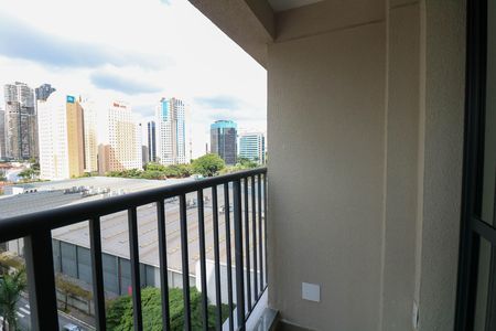 Varanda de kitnet/studio para alugar com 1 quarto, 29m² em Vila Cordeiro, São Paulo