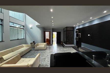 Sala de Estar - Sala de Jantar  de casa para alugar com 4 quartos, 536m² em Vila Alzira, Santo André