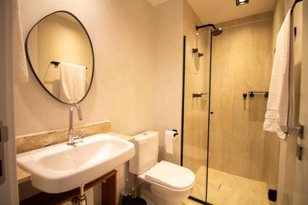 Studio à venda com 38m², 1 quarto e sem vaga Studio à venda com 38m², 1 quarto e sem vagaBanheiro