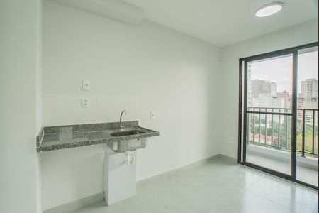 Cozinha de apartamento para alugar com 1 quarto, 25m² em Vila Clementino, São Paulo