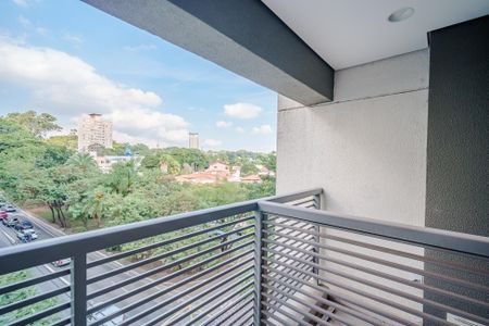 Apartamento para alugar com 28m², 1 quarto e sem vagaVaranda