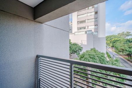 Studio para alugar com 28m², 1 quarto e sem vagaVaranda