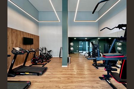 Studio à venda com 26m², 1 quarto e sem vaga Studio à venda com 26m², 1 quarto e sem vagaAcademia