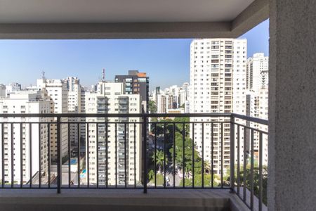 Varanda de kitnet/studio à venda com 1 quarto, 26m² em Cidade Monções, São Paulo