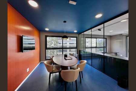 Studio à venda com 26m², 1 quarto e sem vaga Studio à venda com 26m², 1 quarto e sem vagaSala de reunião