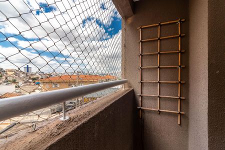 Varanda da Sala de apartamento à venda com 2 quartos, 47m² em Vila Celeste, São Paulo