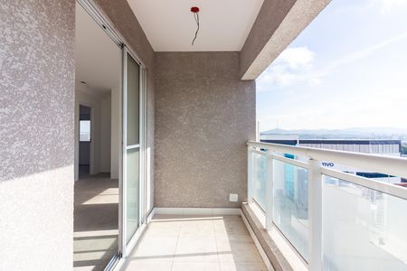 Varanda da Sala  de apartamento à venda com 2 quartos, 64m² em Jardim das Flores, Osasco