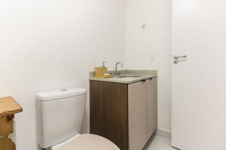 Studio para alugar com 27m², 1 quarto e sem vaga Studio para alugar com 27m², 1 quarto e sem vagaBanheiro
