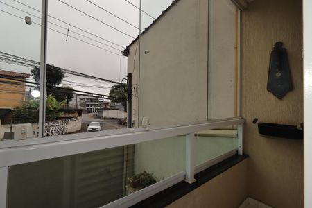 Varanda da Sala de apartamento para alugar com 3 quartos, 93m² em Vila Junqueira, Santo André
