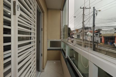 Varanda da Sala de apartamento para alugar com 3 quartos, 93m² em Vila Junqueira, Santo André