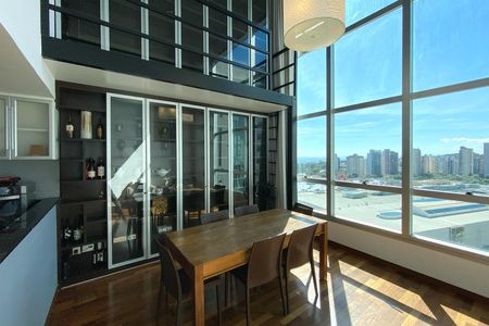 Sala de apartamento à venda com 1 quarto, 80m² em Belvedere, Belo Horizonte